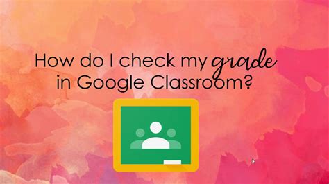 Here is a tutorial for the most current google classroom. How do I check my grade in Google Classroom? - YouTube