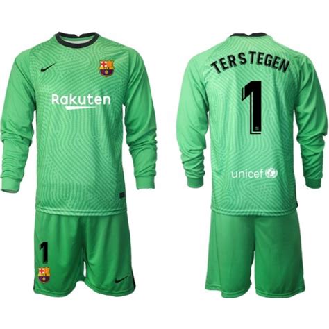Barcelona 2020/2021 camiseta de la 1ª equipación mujer. Camiseta de fútbol FC Barcelona Portero TER Stegen 1 Niños ...