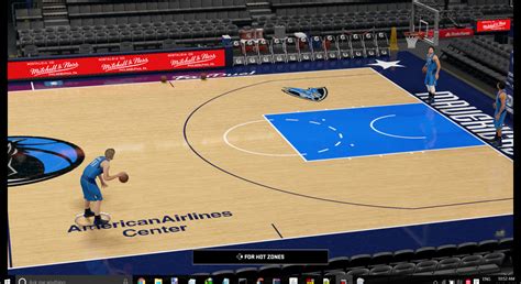 Dallas mavericks fans caught a glimpse of the new lines on the practice court this season. Manni Live│2K Patches: Dallas Mavericks Court Update