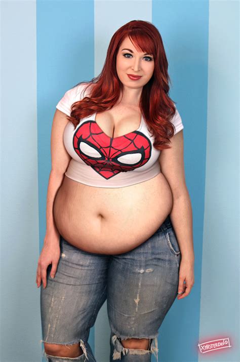 Are you mary jane lim fat? Lisa Foiles as Mary Jane, Big Bellied BBW by xmasterdavid ...