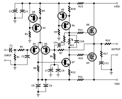 I think you may hit thermal stability problems. 25W Mosfet audio amplifier Circuit