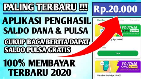 Selanjutnya poin dapat ditukarkan menjadi saldo dana secara mudah dan cepat. APLIKASI PENGHASIL SALDO DANA TERCEPAT 2020 - APK ...