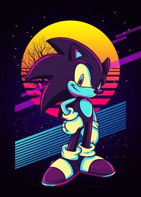 Sonic mania sonic 3 character aesthetic wallpaper art pictures game art sonic the hedgehog pikachu mario. SONIC Anime & Manga Poster Print | metal posters in 2020 ...