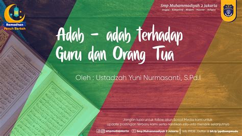 Tidak memandang orang tua dengan pandangan yang tajam atau tidak menyenangkan. Adab - adab terhadap guru dan orang tua oleh ustadzah Yuni ...