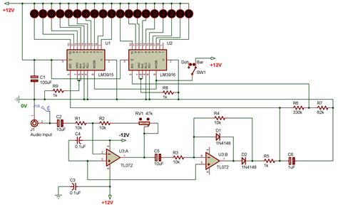 Build your own quote board with adafruit io and an led matrix display. Lm3915 Vu Meter Circuit Diagram - Pcb Circuits