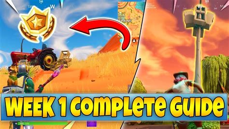 How to get a free battle star in week 6. Fortnite Season 6 - Week 1 | Complete Challenges Guide ...