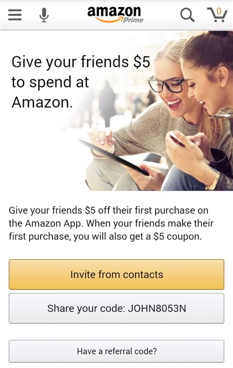 Failure to do so may a ect bene ts. Amazon App Referral Program - $5 Off $10 Purchase