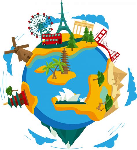 Travel Around The World Png Clipart - Full Size Clipart (#265026 ...