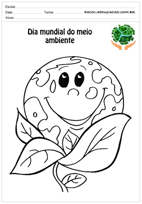 Desenhos para colorir sobre o meio ambiente (água, lixos, etc. Desenhos para colorir sobre o Meio Ambiente - Para Imprimir