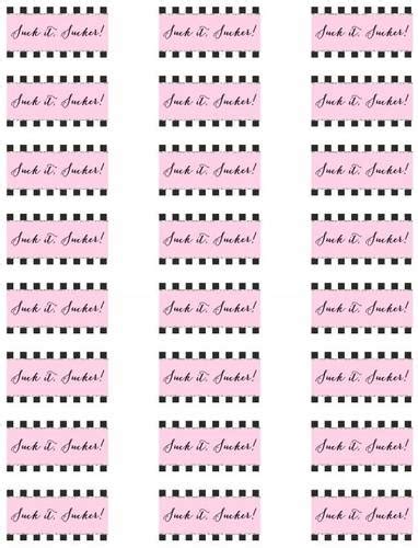 We've got several tutorials on using pdf templates to help create and print your labels. Lip Balm Label Template - printable label templates