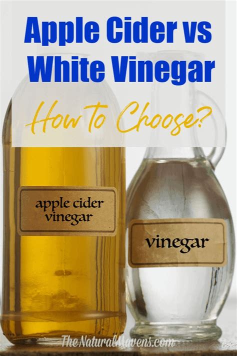 For the most part, using apple cider vinegar will have the same effect as using regular white vinegar. Apple Cider Vinegar Vs White Vinegar: How To Choose