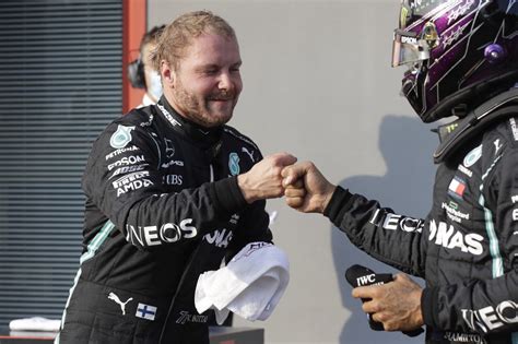 The incident eliminated bottas at turn 1, and while norris was able to haul his mclaren car back to the pits, it was norris revealed that bottas had apologised to him for the incident, but was confident the. Bottas snatches pole from Hamilton on F1's return to Imola ...