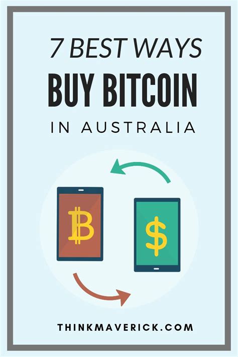 This post covers the top ways to buy bitcoin in canada. 8+ Best Ways to Buy Bitcoin in Australia - ThinkMaverick ...