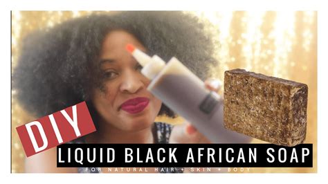 Our organic black soap shampoo has a nozzle top for easy distribution of the shampoo to your scalp and hair strands. DIY Homemade Liquid African Black Soap | Natural Hair ...