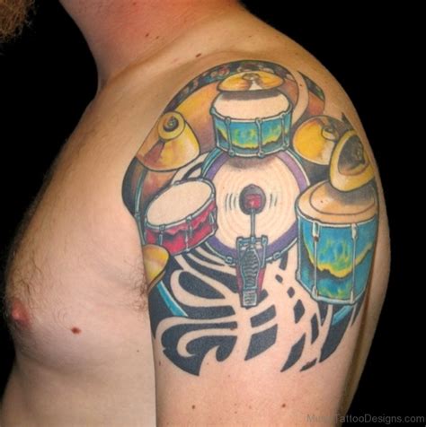 Shoulder tattoos are one of the most popular tattoo ideas for men. 54 Attractive Music Tattoos For Shoulder