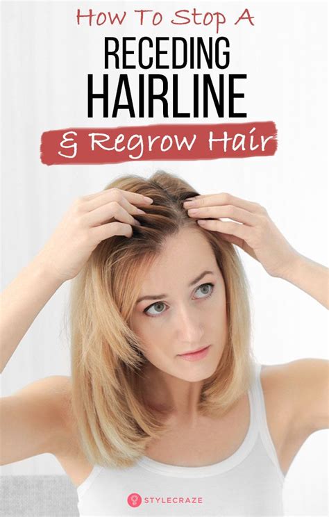 28 natural ways to grow your hair back. How To Stop A Receding Hairline And Regrow Hair | Regrow ...