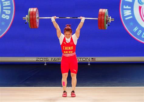 Updated videos with world records set at the 2014 worlds. Another world record falls as China's Deng claims clean ...