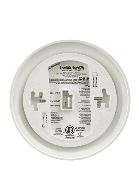 Lever the battery out of the drawer. 6 Pack Hard-wired Smoke Alarm with Battery Back