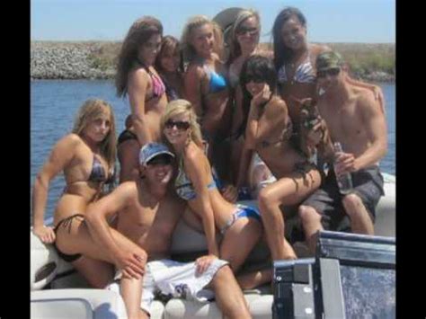 As well as her luggage. Hot girls party on boats in bikinis - YouTube