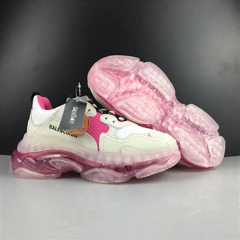 Balenciaga Triple S 3.0 White/Pink-Sole Ice For Sale ...