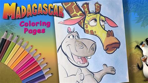 Imagine their adventures and oh the trouble they find themselves in. #Madagascar Speed Coloring Book for Kids. Melman and ...