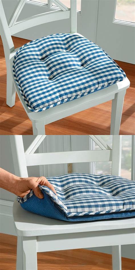 Includes one 17wx15l chair pad. Patio Furniture Cushions and Pads 79683: 16X14 Country Gingham Buffalo Checks Gripper Non Slip ...