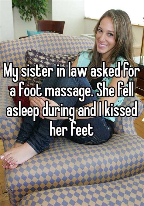 Hungry to show she wants cock. My sister in law asked for a foot massage. She fell asleep ...