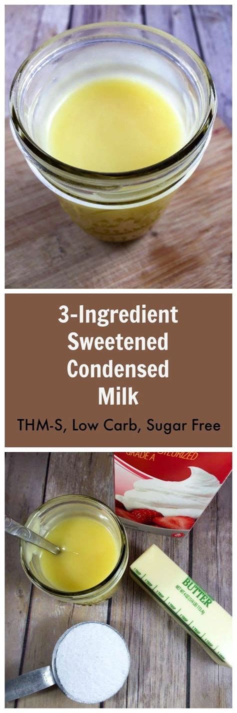 Dairy products contain not only milk sugar (lactose), but also milk protein (casein), which stimulates insulin secretion more. Low Carb, Sugar Free Sweetened Condensed Milk | Low carb sweets, Sugar free low carb, Sugar free ...