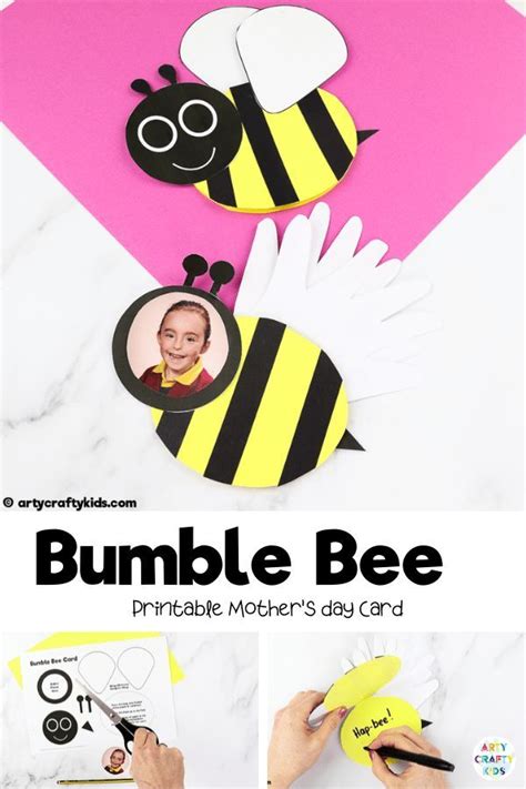 When you buy through links on our site, we may earn an affiliate commission. Bumble Bee Mother's Day Card in 2020 | Diy mothers day ...
