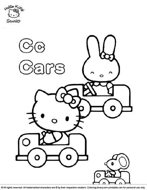 Coloring pages of hello kitty Hello Kitty coloring book - Coloring Library