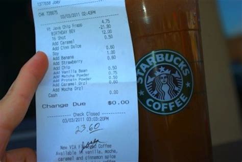 Is the Most Expensive Starbucks Drink Possible $23.60 ...