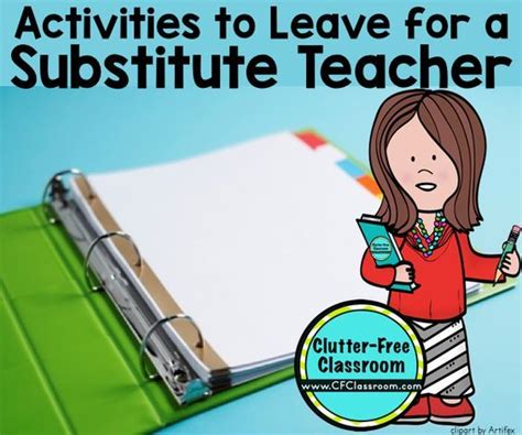 Properly preparing for your first substitute teaching day is critical to having a successful experience. How to Plan for a Substitute Teacher | Substitute teacher ...