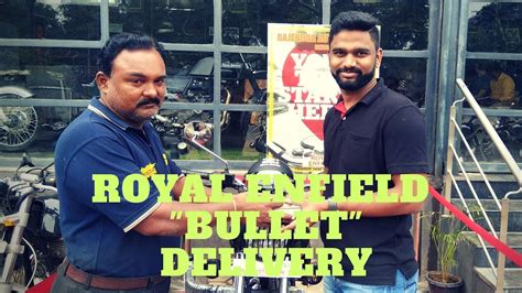 The bike comes with an engine. Royal Enfield Delivered in 15 Days | BS4 |Taking Delivery ...