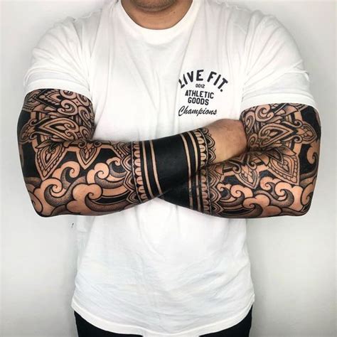 Tribal tattoos originate from ancient times and had deep meaning. Oriental ornamental tattoo by Melow Perez #maoritattoo ...