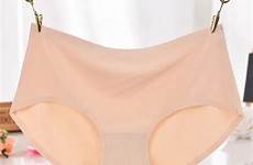 women panties underwear holes rise low breathable seamless silk ice piece simple small