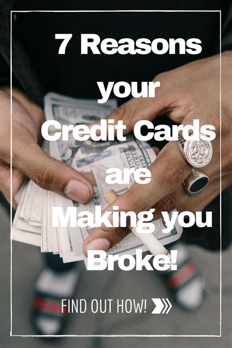 Here's how to safely navigate the credit card battlefield. 7 Reasons Why Your Credit Cards are Making You Broke ...