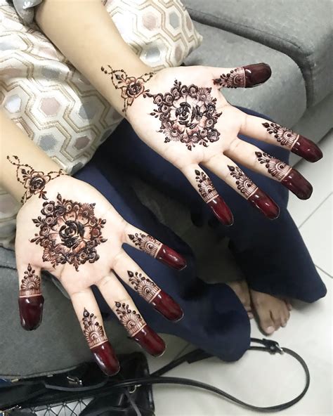 Inai tangan simple lukisan gambar cantik yang henna dan contoh bunga sweet corak pengantin wanista paling ukiran kahwin perkahwinan yg. Studio Inai Pengantin by ZuraRahimHenna: Berinai fazlina ...