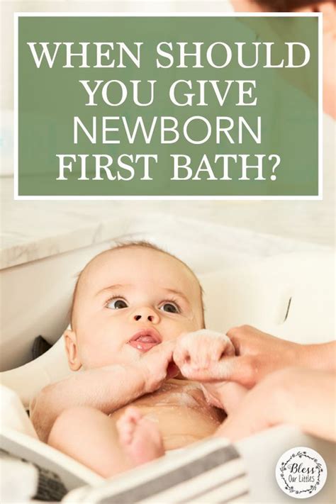 If you choose to give frequent baths, keep soap and cleansing products to a minimum. When Should I Give My Newborn a Bath? - First Bath Do's ...