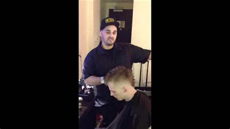 It's always much better than explaining. Machine Gun Kelly getting a Haircut by CeeHaz The Barber ...