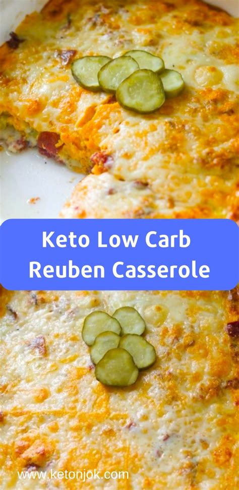 From a tuna noodle casserole to a ham and cauliflower rice casserole to chicken spaghetti squash casserole, there's sure to be a dish that will please even the pickiest eaters in the family especially if there's tons of cheese involved! Keto Low Carb Reuben Casserole - Joki's Kitchen