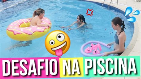 Desafio da piscina ft clube correios. DESAFIO NA PISCINA #GINCANAMATSURA 💦☀️ - YouTube