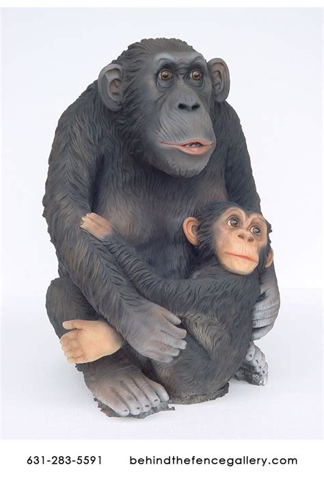 Monkey is a common name that may refer to certain groups or species of simian mammals of infraorder simiiformes. Monkey with Baby Statue Monkey with Baby Statue : Life ...