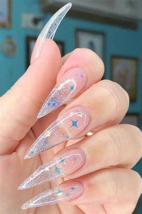 Diseños de uñas acrílicas para expresar tu personalidad all nail. Pin by Mary Vazquez on uñas in 2020 | Coffin nails designs, Clear acrylic nails, Transparent nails