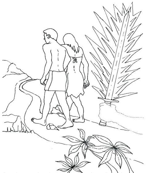 God demonstrated in creation that he could be trusted to do what was good for adam and eve. Image result for adam and eve disobey god coloring page ...