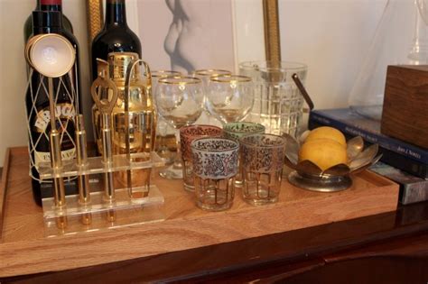 Maybe you would like to learn more about one of these? How to style a bar tray | Bar tray, Interior decorating, Decor