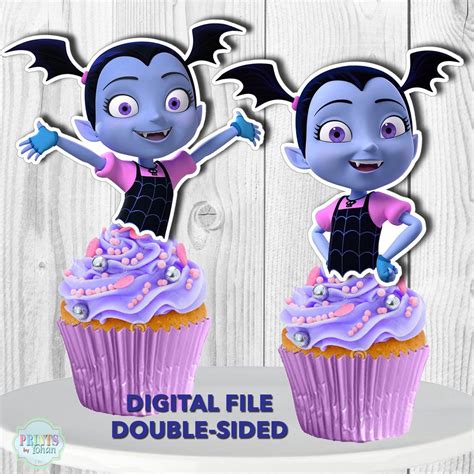 Vampirina coloring pages vampirina and wolfie free printable. VAMPIRINA Cupcake Toppers, Vampirina Picks, Disney's ...