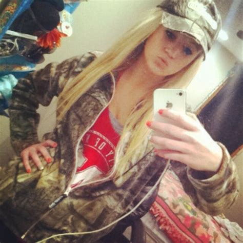 You'll be able to achieve this pretty easily with just one hair tie. Blonde hair, country girl, camo | Southern Summer ...