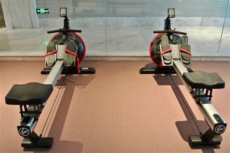 Designed to mimic the feeling of a boat gliding along a river or lake, the rowing machine creates resistance with a tank filled with water, and the level of difficulty adjusts naturally to the user. Review: St. Regis Shanghai Jingan - Caroline Astor Suite