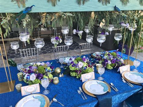 Enjoy the convenience of safe and secure ordering online 24 hours a day. Peacock themed table scaping ideas. Designed by Steven ...