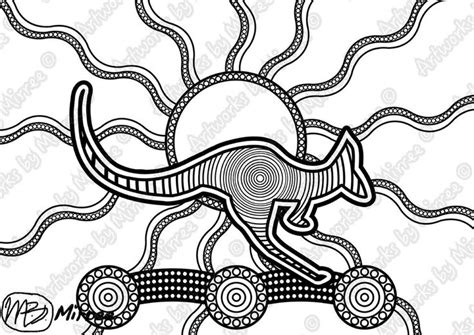 Download and print these aboriginal coloring pages for free. Pin by Daleen Harmse on Naidoc week | Aboriginal art for ...